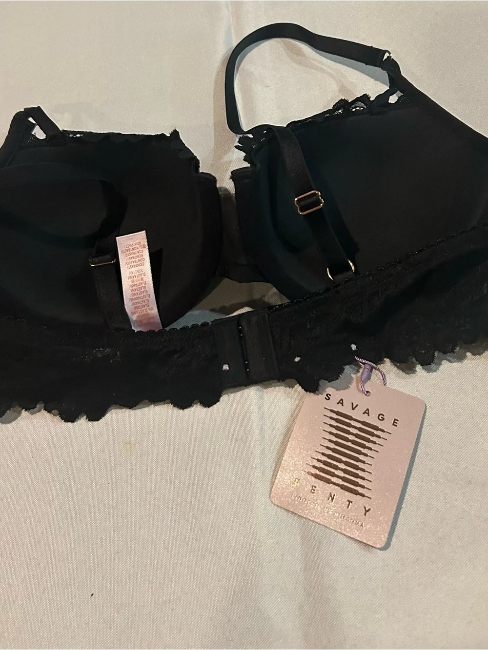 Savage x Fenty Savage Not Sorry Lightly Lined Lace Balconette bra